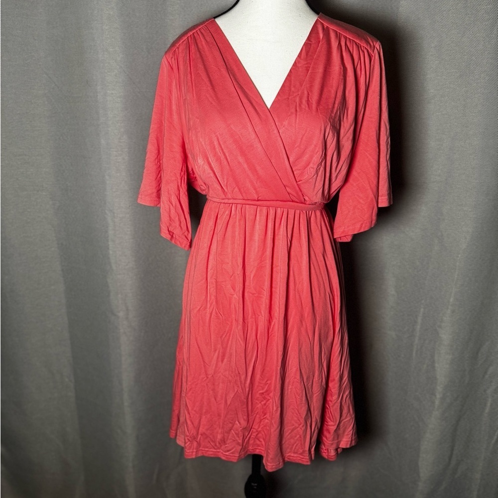 Pink Wrap Dress